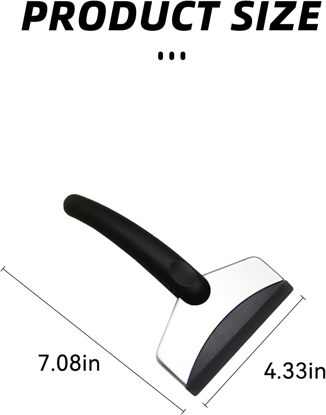 Ice Scrapers for Car Windshield. Scratch Free Snow Scraper with Ergonomic Grip Handle. Winter Car Window Ice Scraper Accessories Suitable for Cars. Trucks. SUVs (Small)